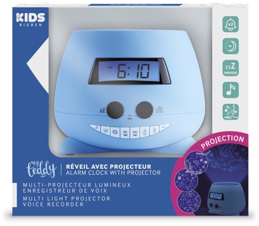 Bigben Interactive Projectiewekker Teddy - blauw