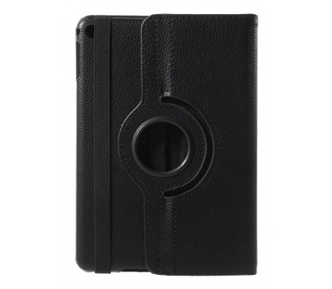 Kees 360 graden draaibare Lederlook Hoes Apple iPad mini 4 - Zwart