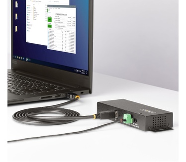 Startech.com 7-Port Managed USB Hub met 4x USB-A, Heavy Duty met Industriële Stalen Behuizing, ESD & Overspanningsbeveiliging, Wand/Bureau/Din-Rail Montage, USB 3.0/3.1/3.2 Gen 1 5Gbps