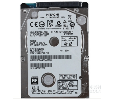 HGST Travelstar Hitachi Travelstar Z5K500, 500GB