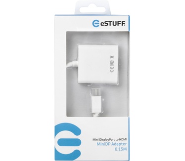 eStuff 0.15m MiniDP - HDMI m/f