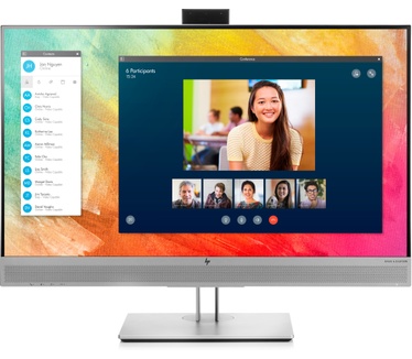 HP EliteDisplay E273m (1FH51AA) Zilver, Zwart