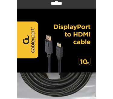 Gembird CC-DP-HDMI-10M Zwart
