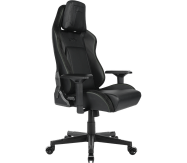 L33T Gaming Chair E-Sport Pro limited Edition - PU Lederen Gamingstoel, Class-4 gasveer - zwart