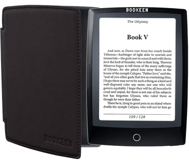 Bookeen CyBook Odyssey FrontLight2 + Bruine beschermhoes Zwart