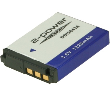 2-Power Digital Camera Battery 3.6V 1100mAh