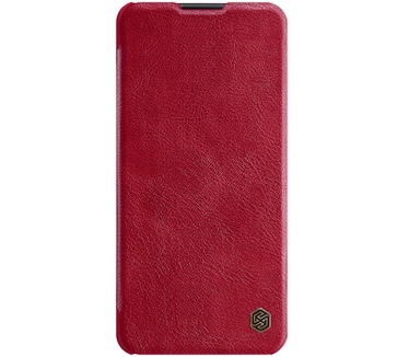Nillkin Qin PU Leather Book Case - Samsung Galaxy A21S - Rood Rood