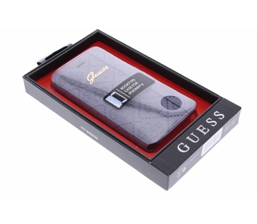 Guess Originele Scarlett Folio Bookcase Hoesje - Paars / Blauw / Blueberry voor de Apple Iphone 6 / 6S Blauw