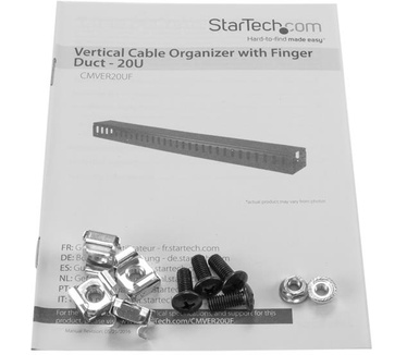 Startech.com Verticale kabelmanager met kabelgeleiders 0U 91cm