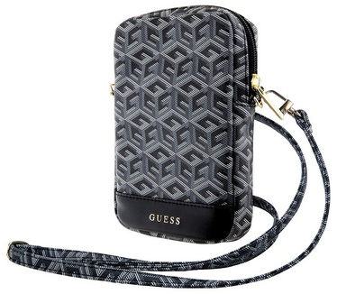 Guess G-Cube Wallet Pouch met Riem (7 Inch) - Zwart