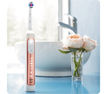 Oral-B Genius 10000N Rose Gold Elektrische Tandenborstel Powered By Braun