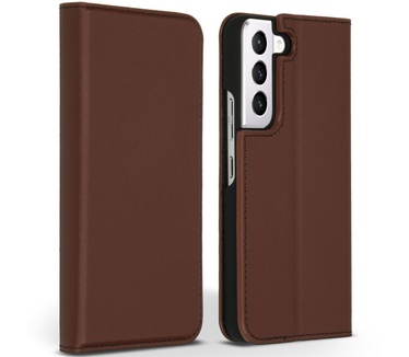 Accezz Premium Leather Slim Bookcase Samsung Galaxy S22 - Bruin