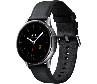 Samsung Galaxy Watch Active2 RVS (40mm) Zilver (Zwart)