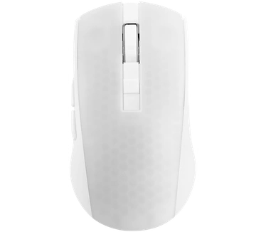 Deltaco WM89 Gaming-Maus Funk Optisch Weiss Transparent 6 Tasten 10000 dpi Abnehmbares Kabel