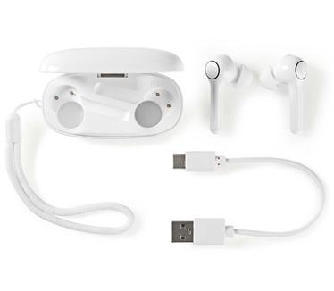 Nedis HPBT5055 In-Ear Koptelefoon TWS (Wit)