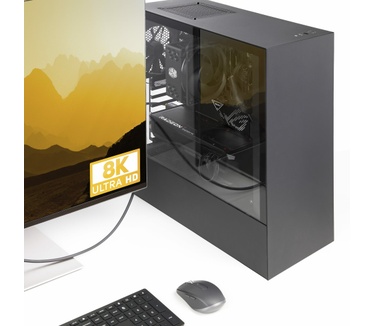 Startech.com 2m DisplayPort 2.1 Kabel, VESA Gecertificeerde DP40 DisplayPort Kabel met UHBR10/HDR/HDCP 2.2, 8K 60Hz/4K 144Hz met DSC 1.2a, 40Gbps, DP 2.1 Kabel, UHD Monitor Kabel, M/M