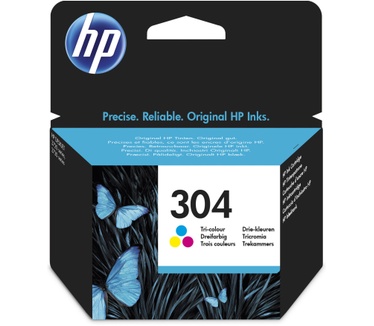 HP 304 originele drie-kleuren inktcartridge
