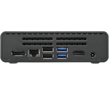 Shuttle Nano PC NE1010BA, Windows 11 Pro,Intel N 100, 8GB DDR4, 128GB M.2, 1x HDMI, 1x DP, 6x USB, 1x LAN, ventilatorloos, 24/7 permanent gebruik, incl. VESA
