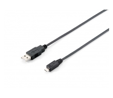 Equip USB 2.0 Typ A to Micro-B Cable, 1.8m, Black