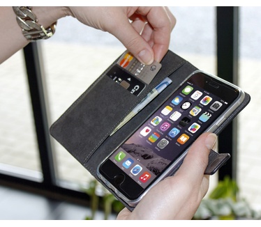 Mobiparts Premium Wallet TPU Case Samsung Galaxy Xcover 4 Black