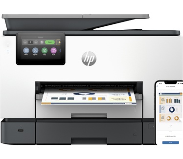 HP HP OfficeJet Pro 9130b All-in-One printer, Kleur, Printer voor Kleine en middelgrote ondernemingen, Printen, kopiëren, scannen, faxen, Draadloos; Printen vanaf telefoon of tablet; Automatische documentinvoer; Dubbelzijdig printen; Dubbelzijdig scannen;