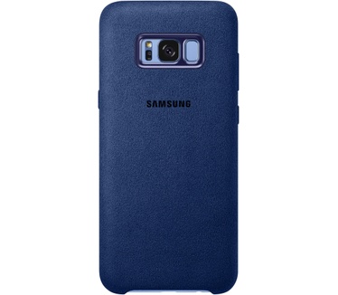 Samsung Galaxy S8 Plus Alcantara Cover (Galaxy S8+) Blauw