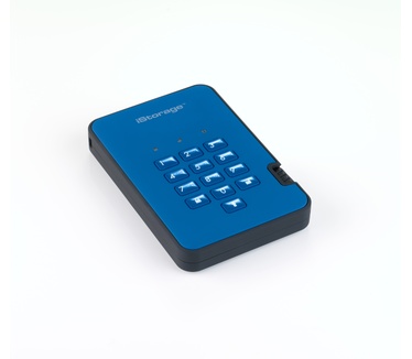 iStorage diskAshur 2 2TB Blauw