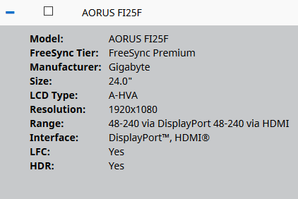 FI25F FreeSync