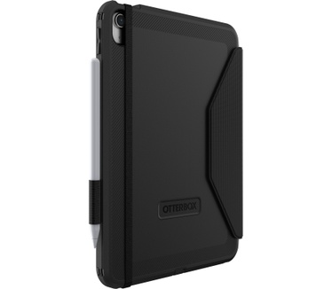 Otterbox OtterBox Defender Folio Case voor iPad 10th gen, Schokbestendige, Ultra robuuste met ingebouwde Screen Protector, 2x Getest volgens Militaire Standaard, Zwart
