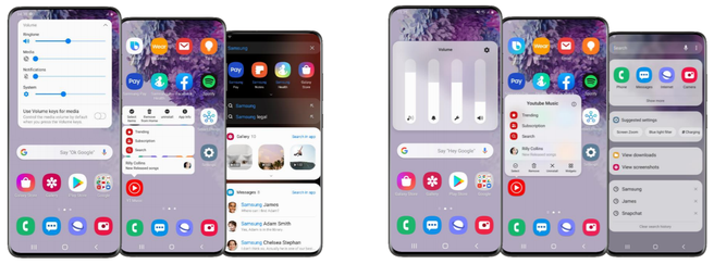 One UI 3 versus 2