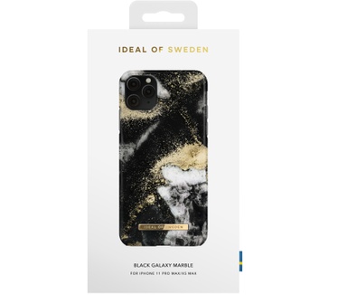 iDeal of Sweden Black Galaxy Marble (iPhone 11 Pro Max) Geel