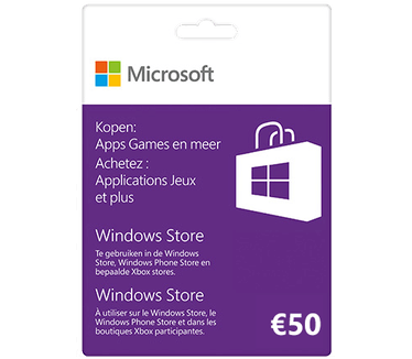 Microsoft Windows Windows Store Gift Card €50