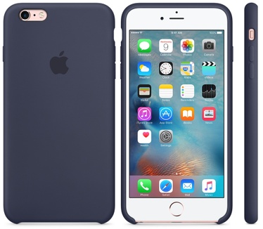 Apple iPhone 6s Plus Siliconenhoesje Middernachtblauw