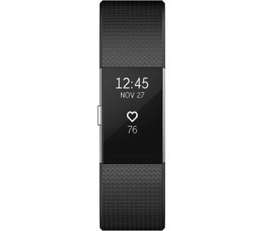 Fitbit Charge 2 Black/Silver (S)