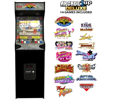 Arcade1up Just For Games Arcadekast met 14 spellen Street Fighter Deluxe