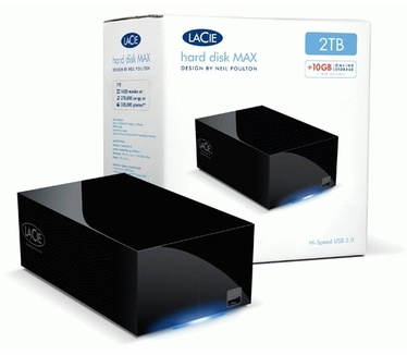 LaCie Hard disk MAX Quadra  2TB Zwart