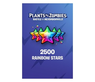 Microsoft Plants vs. Zombies: Battle for Neighborville – 2000 (+500 Bonus) Rainbow Stars