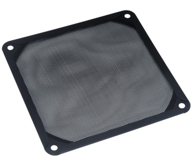 Akasa 80mm Ventilator Rooster - Filter - Zwart Aluminium
