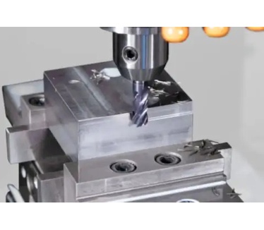 PFERD Universal end mill with four cutting edges UC4, Chamfer corner design