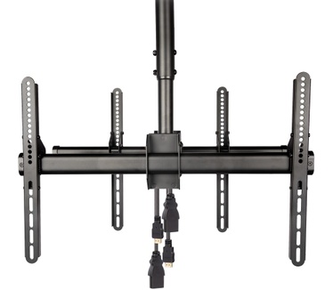 Startech.com Plafond TV beugel voor twee back-to-back schermen 1m tot 1,5m stang