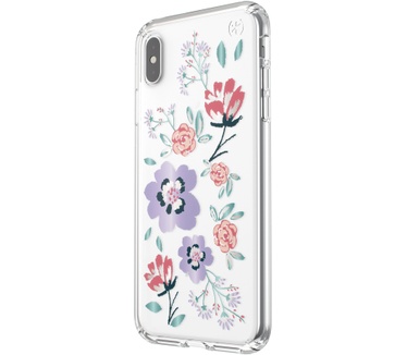 Speck Presidio Clear + Print Apple iPhone XS Max Canopyfloral Lavender/Clear