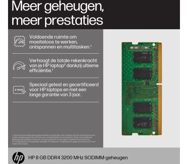 HP 8GB DDR4 (1x8GB) 3200 SODIMM Memory
