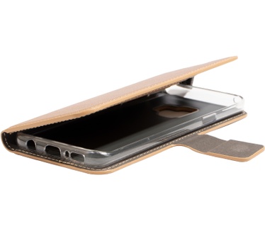 Mobiparts Saffiano Wallet Case Samsung Galaxy S9 Copper