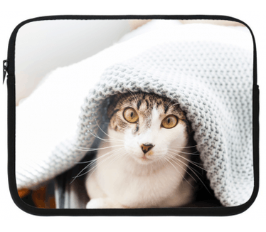Just in Case Apple iPad Air Tablet Sleeve met eigen foto - zwart