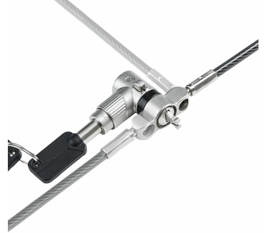 Startech.com 25-Pack Universeel Laptop Kabelslot, 2m Security Kabel met Master Key, Computerbeveiliging, Compatibel met Noble Wedge&reg;/Nano/K-Slot, Anti-Diefstal Snijbestendige Kabel