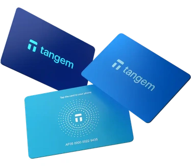 Tangem Wallet Hyperblue 3 card pack