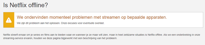 Netflix storing
