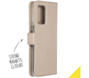 Accezz Wallet Softcase Bookcase Samsung Galaxy A72 - Goud (Galaxy A72) Goud