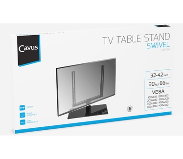Cavus Draaibare TV-voet medium
