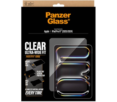 PanzerGlass PanzerGlass® Screen Protector iPad Pro 11" (2024-2025) | Ultra-Wide Fit w. Fastfit tool